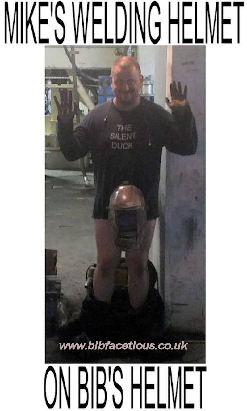 bib facetious welding helmet